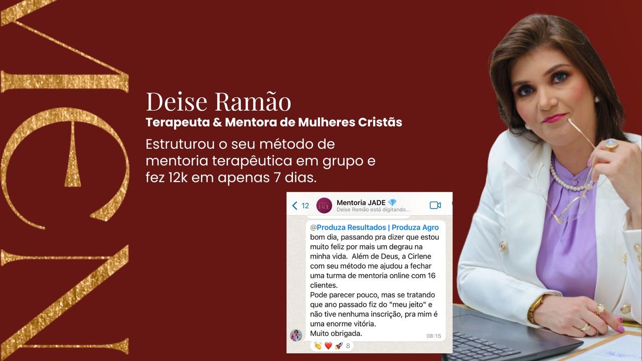 Depoimento de mentorada da Aceleradora Ápice